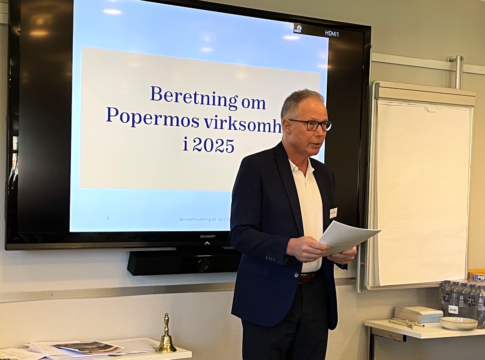 Beretning fra Popermos generalforsamling